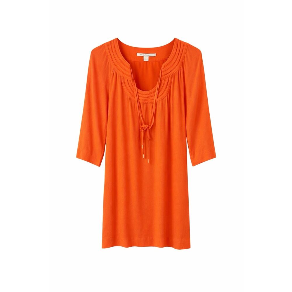 Diane von Furstenberg, DVF, New Parlian Orange Tunic Dress Sz 4, Resort,